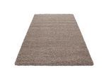 Xxxl Hochflorteppich , Braun, Beige , Textil , Uni , rechteckig , 120x170 cm , Oeko-Tex® Standard 100 , für Fußbodenheizung geeignet, schmutzabweisend, für Hausstauballergiker geeignet, lichtunempfindlich, antistatisch, pflegeleicht, strapazierfähig, leicht zusammenrollbar , Teppiche Und Böden, Teppiche, Hochflorteppiche & Shaggys