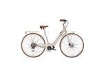 Via Veneto Elektro-Citybike E-LITE LADY 28 Zoll, creme