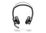 poly Voyager FOCUS2 UC USB-A mit Ladestation Bluetooth-Headset schwarz