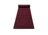 Teppich ESPRIT "Gil, ESP-39954, auch als Läufer erhältlich", rot (bordeaux rot), B:80cm H:8mm L:400cm, Polyester, Teppiche, Teppich, handgewebt, seidig glänzend, schimmernde Farbbrillianz, Melangeeffekt