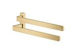 hansgrohe Axor Handtuchhalter 42821250 409mm, 2-armig, schwenkbar, brushed gold optic