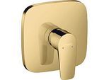 hansgrohe Talis E Fertigmontageset 71765990 Unterputz-Brause-Einhebelmischer, polished gold optic