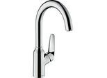 hansgrohe Focus M42 Küchenarmatur 220 1jet 71802000 chrom, schwenkbarer Auslauf 360°