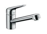 hansgrohe Focus M42 Küchenarmatur 100 1jet 71808000 schwenkbarer Auslauf 360°, chrom