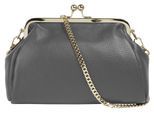 Cluty Abendtasche, echt Leder, Made in Italy