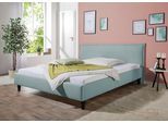 Polsterbett MAINTAL "Gustine", bunt (aqua, petrol), B:176cm H:101cm L:211cm, Betten, Polsterbett, Bettseiten zerlegt, ohne Bettkasten