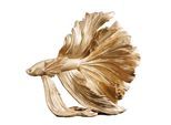 riess-ambiente Skulptur CROWNTAIL - Design Deko Figur Kampffisch 35cm gold Betta Fisch Skulptur