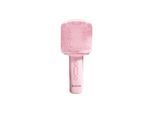 DENVER Bluetooth Karaoke Microphone Speaker with fluffy top - Pink