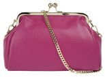 Cluty Abendtasche, echt Leder, Made in Italy