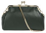 Cluty Abendtasche, echt Leder, Made in Italy