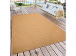 Paco Home Teppich »Timber 125«, rechteckig, 4 mm Höhe, Flachgewebe, Sisal Optik, auch als Läufer, In- und Outdoor geeignet