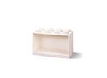 LEGO BRICK SHELF 8 KNOBS- WHITE