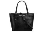 Cluty Henkeltasche, echt Leder, Made in Italy