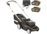 Worx Nitro WG737E - Akku-Rasenmäher - 2x20V/4Ah - Schnittbreite 37cm