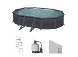 Gre Granada Ovale 610x375x132cm - Stahlwandpool