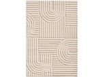 Novel Hochflorteppich , Creme , Textil , Boho , rechteckig , 240x340 cm , Oeko-Tex® Standard 100 , pflegeleicht , Teppiche und Böden, Teppiche, Hochflorteppiche & Shaggys