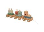 Xxxl Nachziehwagen , Grün , Holz , Buche, Kork , massiv , 28x20x10 cm , Fsc, EN 71 , fördert Motorik und Kreativität , Spielzeug, Holzspielzeug