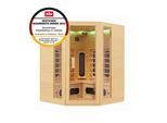 Infrarotkabine Nyborg E150K – Infrarotsauna 4 Personen –LED-Farblicht, 7 Keramik-, 1 Flächenstrahler