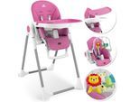 KIDIZ® 3in1 Hochstuhl Kinderhochstuhl inkl. Spielbügel , Babyliege , Kombihochstuhl Babyhochsitz ,7 höhenverstellbar Verstellbare Rückenlehne , mitwachsend ab 0 Monate bis 6 Jahre Babystuhl