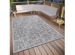 Teppich HANSE HOME "Telu", beige (beige,grau), B:76cm H:6mm L:150cm, Polypropylen (PP), Teppiche, Teppich, strapazierfähig, pflegeleicht, robust, In- und Outdoor, wetterfest