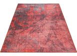 Teppich WECON HOME "Pepe", rot, B:130cm H:6mm L:190cm, Kunstfaser, Teppiche, Teppich, Wohnzimmer