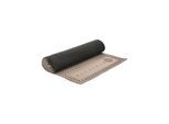 Yogamatte ATHLECIA "Walgia", schwarz (hellbraun, schwarz), Sportmatten, B/H/L: 65cm x 0.8cm x Länge}, in schlichtem Design, B:65cm H:0.8cm L:177cm