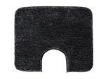Grund Wc-Vorleger , Anthrazit , Textil , Abstraktes , rechteckig , 50x60 cm , Made in Europe, Oeko-Tex® Standard 100 , für Fußbodenheizung geeignet, rutschfest , Heimtextilien, Badtextilien, Badematten