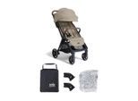 Joie Signature Buggy Parcel LX , Sand , Textil , 49.5x106x83.1 cm , EN 1888 , Feststellbremse, Fußstütze abklappbar, Federung, kugelgelagerte Räder,