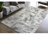 Teppich OBSESSION "Avantgarde 103", grau, B:230cm H:8mm L:330cm, Polyester, Teppiche, Teppich, modernes Design, waschbar, In- und Outdoor, Balkon, Terrasse