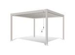 Weide Pergola , Metall , 360x255x400 cm , Gartenmöbel, Loungemöbel