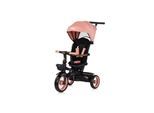 Chipolino Dreirad, Tricycle Urban Lenker mit Licht, klappbar, Sitz drehbar, Korb rosa