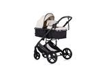 Chipolino Kinderwagen 3 in 1 Amore Babyschale Adapter Wickeltasche Fußabdeckung creme