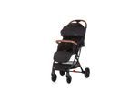 Chipolino Kinderwagen Fantasy klappbar 5-Punkt-Gurt Fußabdeckung Hinterradbremse schwarz
