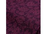 Baumwoll-Trachtenstoff "Blumenranken", aubergine/rosa