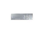 Cherry KC 6000 SLIM - Tastaturen - Nordisch - Silber