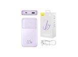 Baseus Powerbank Comet with USB to USB-C cable 10000mAh 22.5W (purple) Powerbank (Akku) - Purple - 10000 mAh