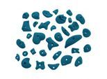 KMZ Holds - Set 5 - 33er S-Mega Klettergriffset blau/weiß