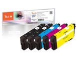Tintenpatrone »Peach Epson 405XL Multipack Plus BK/C/M/Y«, (5 St.)