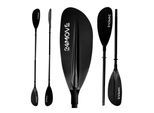 24MOVE® Doppelpaddel LAGO Aluminium Paddel, Stand-Up Paddling, Paddel für Kajak, 220 cm, verstellbar