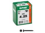SPAX® Universalschrauben T20 Senkkopf BLAX 1191040400253 4 mm x 25 mm, 200 St.