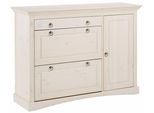 Home affaire Schuhkommode »Rustic«, aus massiver Kiefer, Breite 130 cm, FSC®-zertifiziert