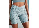 LASCANA ACTIVE Funktionshose, Sporthose mit Allover-Print und kleiner Reissverschlusstasche