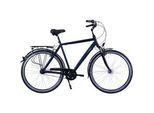 Cityrad HAWK BIKES "Gent Deluxe" Gr. 57, blau, Fahrräder, 57cm, 28 Zoll (71,12cm), für Herren, Nabenschaltung