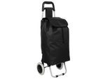 tectake® Einkaufstrolley, klappbar, mit Gummizug, 35 l