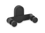 Kela Doppelhaken , Schwarz , Metall , 5x6x10 cm , Badaccessoires, Haken
