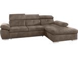 exxpo - sofa fashion Ecksofa »Spring, super bequem, mit Armteil- und Kopfteilfunktion, OTTOs Choice«, L-Form, wahlweise mit Bettfunktion und Bettkasten