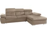 exxpo - sofa fashion Ecksofa »Spring, super bequem, mit Armteil- und Kopfteilfunktion, OTTOs Choice«, L-Form, wahlweise mit Bettfunktion und Bettkasten