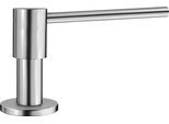 Spülmittelspender BLANCO "PIONA", silber (silberfarben), B:13cm H:8cm L:5cm, Edelstahl, Dosierspender, Edelstahl gebürstet