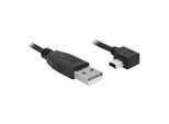 DeLOCK USB 2.0 A/Mini USB 2.0 B Kabel 0,5 m schwarz, 1 St.