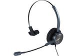 Proxtend PX-HSUSB101 Kopfhörer Noise cancelling mit Mikrofon - Schwarz